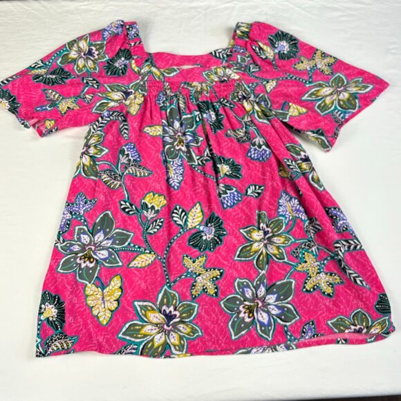 LOFT Tops - Loft Petites Pink Floral Shirt - Size XS
